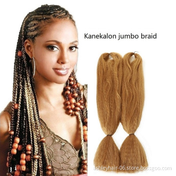 Wholesale Kanekalon Jumbo Braid Braiding Hair Synthetic Hair Extensions Jumbo Braiding Hair